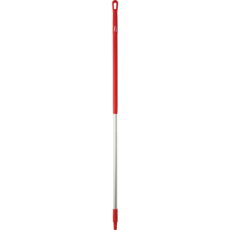 Skaft med gevind, Vikan, 151cm, �3,1cm, r�d, aluminium/PP