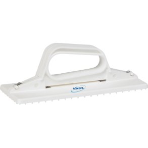 H�ndtag til skurefiber, Vikan, 23x10x8cm, hvid, PP