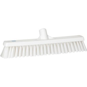 Fejekost, Vikan, hvid, polyester/PP/rustfrit st�l, 41 cm, bl�d/stiv