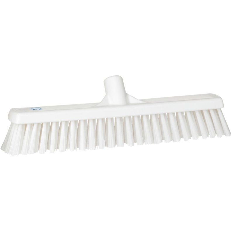 Fejekost, Vikan, hvid, polyester/PP/rustfrit st�l, 41 cm, bl�d/stiv