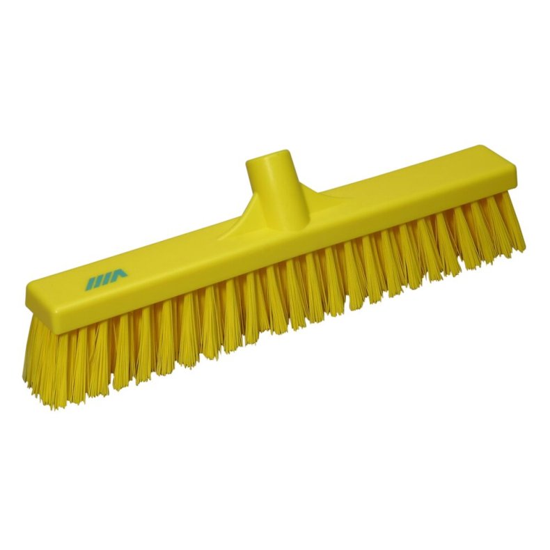Fejekost, Vikan, gul, polyester/PP/rustfrit st�l, 41 cm, bl�d/stiv *Denne vare tages ikke retur*
