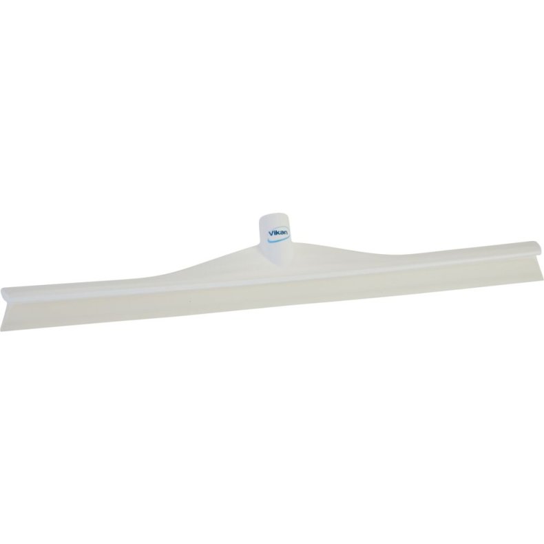 Gulvskraber, Vikan, 60x8x9,5cm, hvid, TPE gummi/PP, 60 cm, med enkeltblad, ultra hygiejnisk
