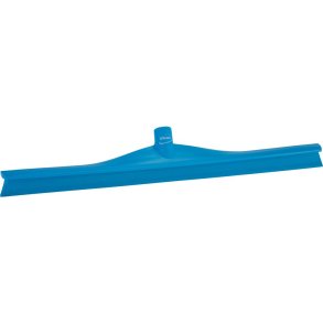 Gulvskraber, Vikan, 60x8x9,5cm, bl�, TPE gummi/PP, 60 cm, med enkeltblad, ultra hygiejnisk
