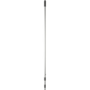 Teleskopskaft med klik, Vikan, �2,9cm, gr�, aluminium, 149-400 cm