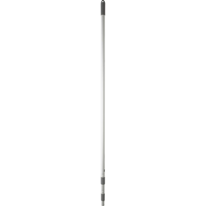 Teleskopskaft med klik, Vikan, �2,9cm, gr�, aluminium, 149-400 cm