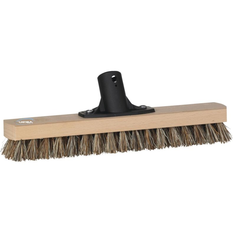 Gulvskrubbe, Vikan, 7x30,5x1cm, brun, bassine/PP/tr�, 30 cm, stiv