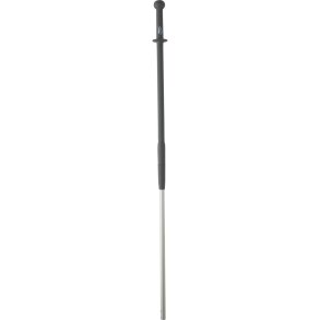Skaft med klik, Vikan, 137,5cm, �6,5cm, gr�, aluminium/PP