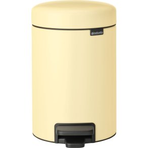 Pedalspand, Brabantia newIcon, gul, pulverlakeret st�l, 3 l, plast inderspand og soft close