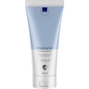 Barbergel, ABENA, 7,8x4,8x18,3cm, 200 ml, uden farve og parfume