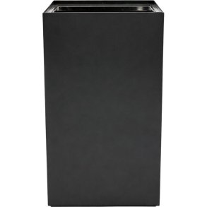 Affaldsspand, V-Part Modular waste, sort, pulverlakeret st�l, 90 l, modulopbygget til kildesortering