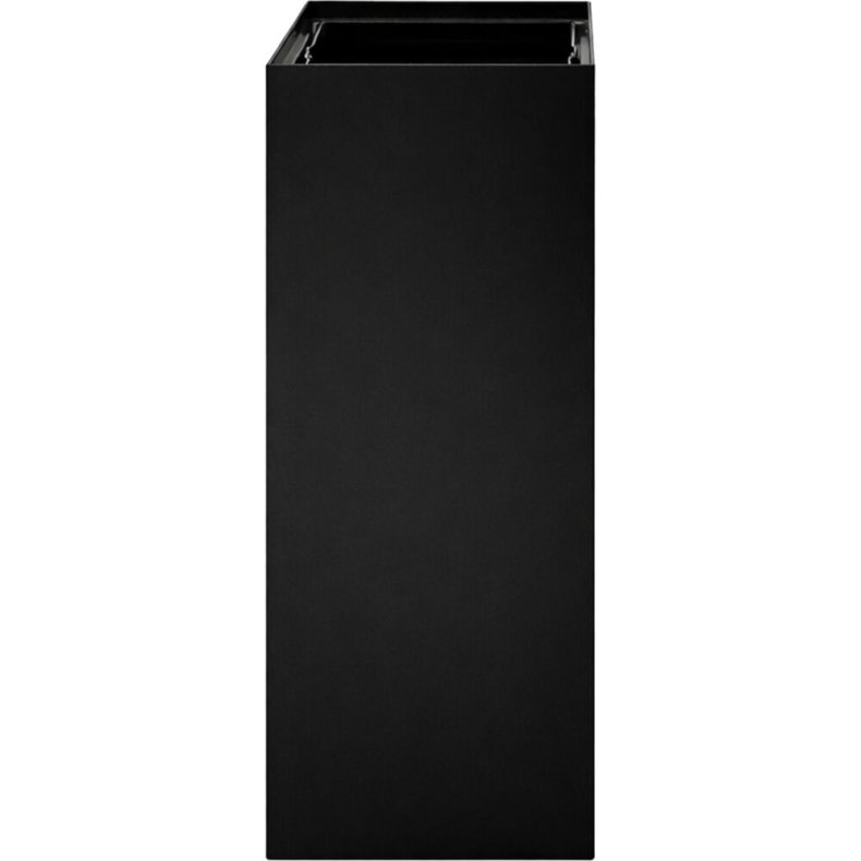 Affaldsspand, V-Part Modular waste, sort, pulverlakeret st�l, 60 l, modulopbygget til kildesortering