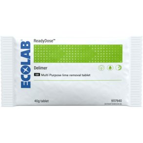 Maskinafkalker, Ecolab ReadyDose Delimer, til ovn og k�kkenmaskine, 90stk, uden farve og parfume