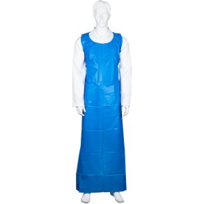 Engangsforkl�de, ABENA, 170x110cm, 100 micron, bl�, LDPE, p� blok, usteril, engangs