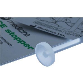 Ace stopper, Medicina, CH 12, 30mm, transparent, silikone *Denne vare tages ikke retur*