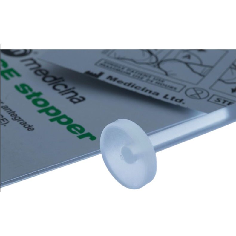 Ace stopper, Medicina, CH 12, 30mm, transparent, silikone *Denne vare tages ikke retur*