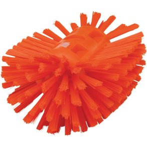 Tankb�rste, Vikan, 20,5x13x10cm, orange, polyester/PP/rustfrit st�l, stiv *Denne vare tages ikke retur*